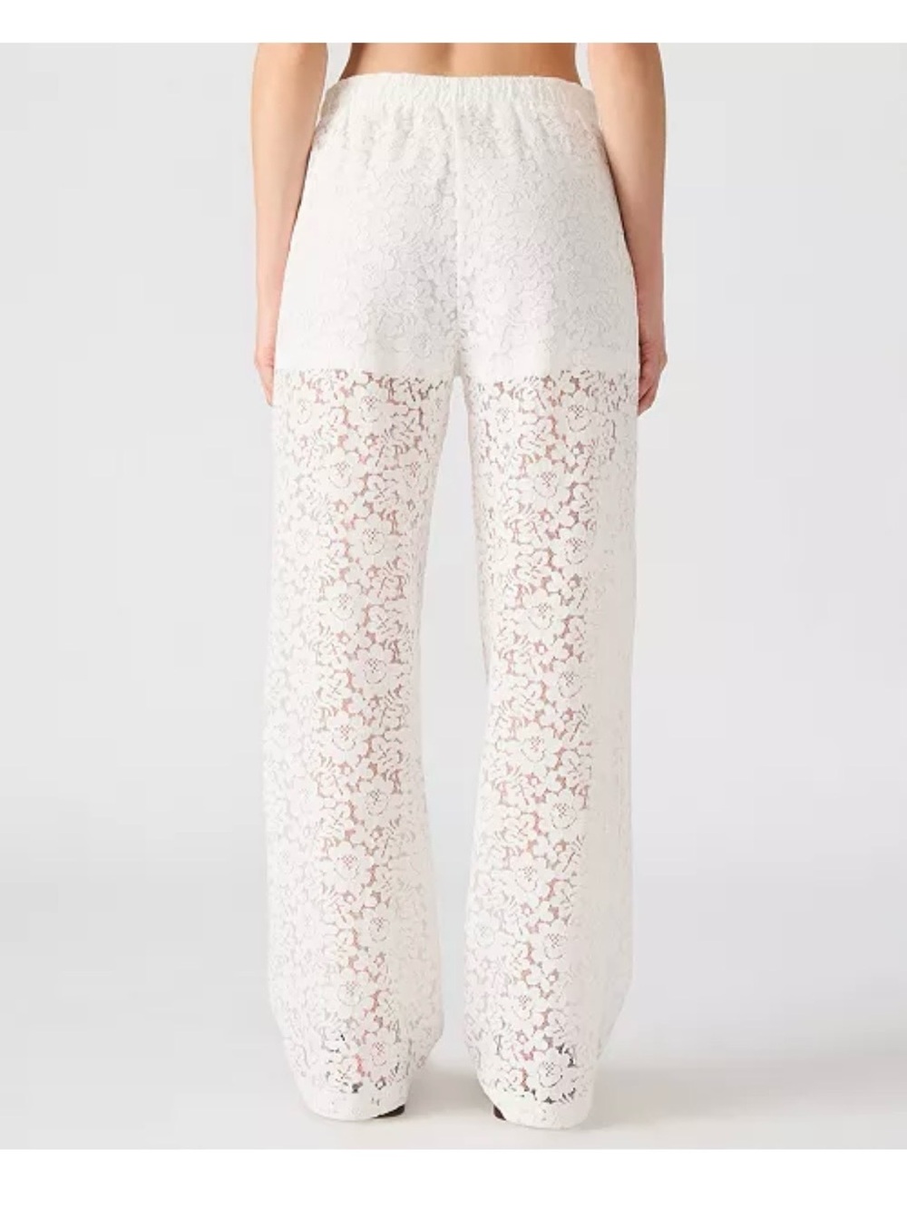 🌤️Steve Madden White Lace Pants - Picture 3 of 12
